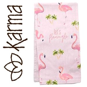 Karma Gifts Eclectic Tea Towel - Flamingo